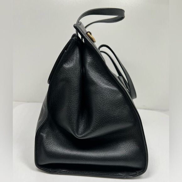 Gucci Totem Large Back Black Butterfly Bijou Hand Shoulder Leather Bag - Picture 2 of 15